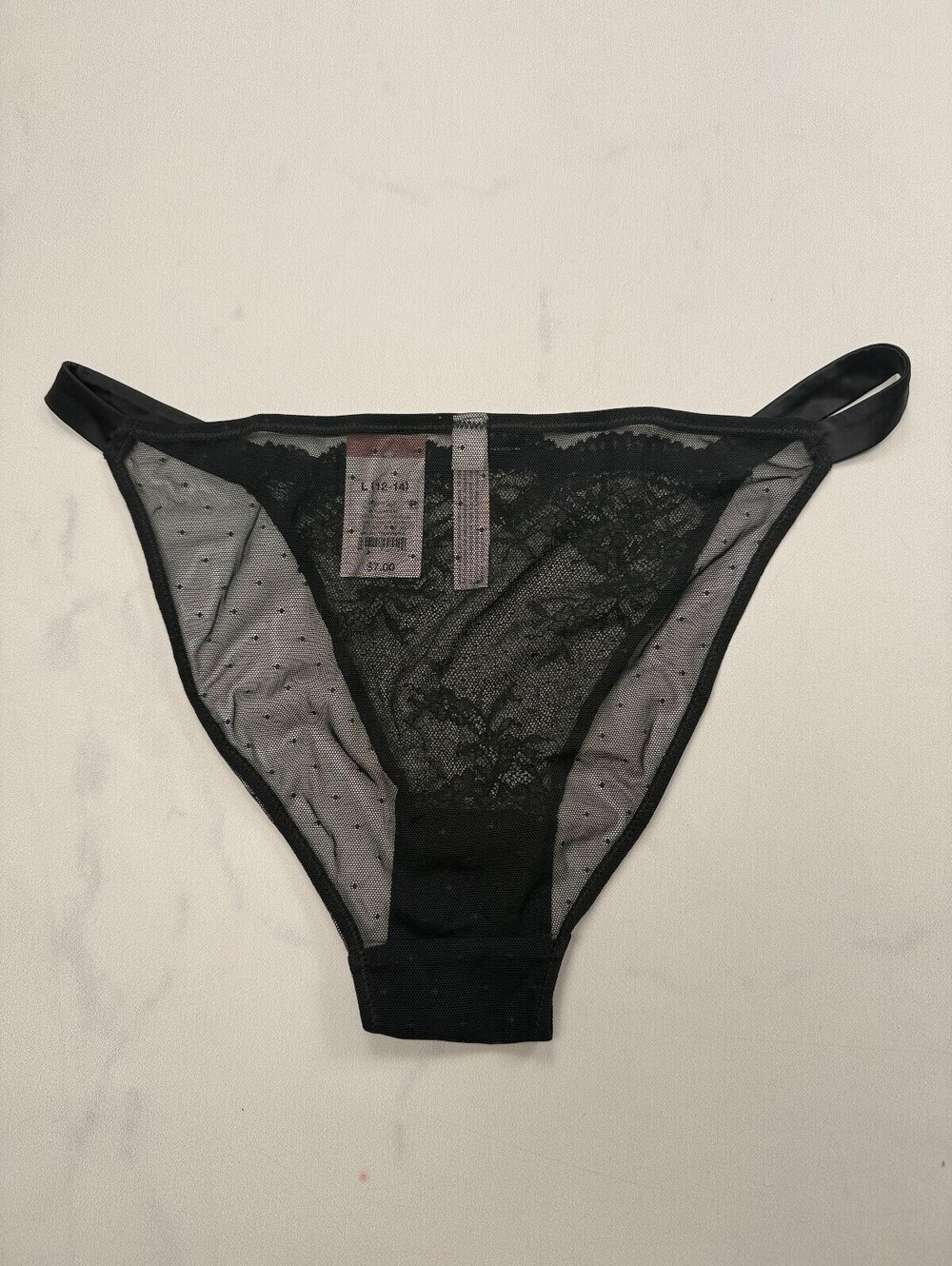 Auden Bikini Black Modern Classic Bold Statement Piece - Womens L